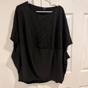 COS Black Short Sleeve Top